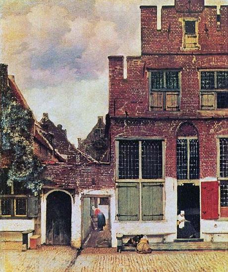 Johannes Vermeer The Little Street, oil painting picture